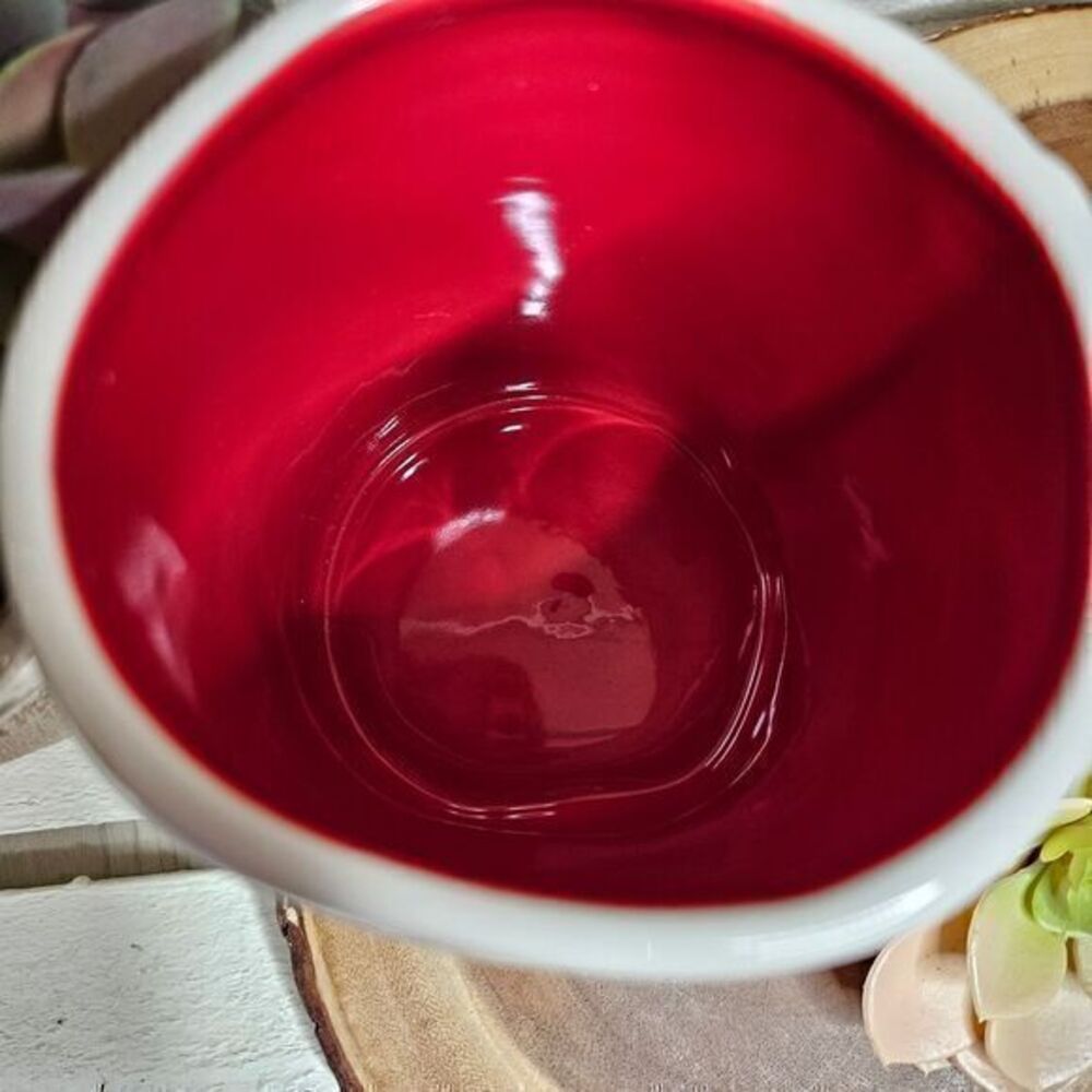 Rae Dunn CRAZY IN LOVE, BAE, SOUL MATE Artisan Magenta Love Set of 3 Mugs NEW - Picture 12 of 14